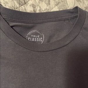 True Classic Black Short Sleeve Tee